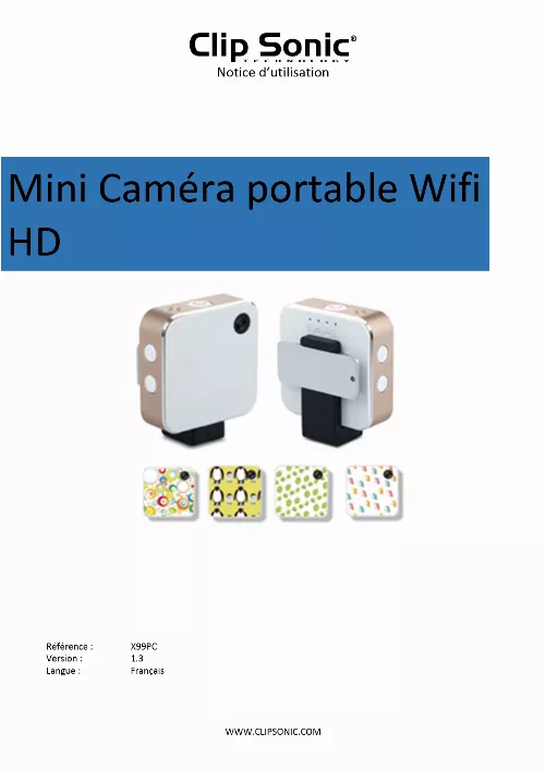Appareil Photo Argentique Clip Sonic HD128 - Modèle D'occasion En état Fonctionnel - Vintage